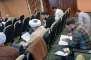 گزارش تصویری// برگزاری آزمون اختصاصی طلاب در مقاطع ارشد و دکتری با حضور نماینده سازمان سنجش